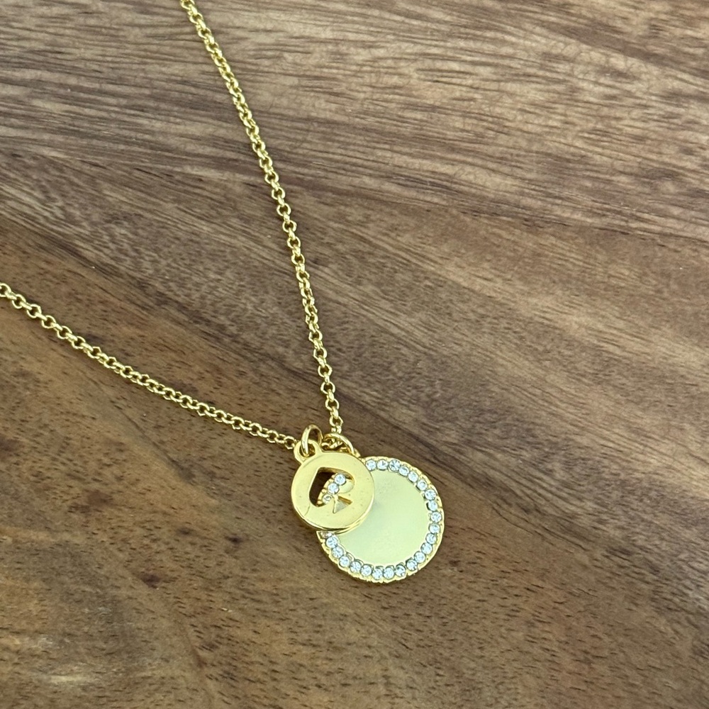 Kate Spade Elegant Gold Pendant Necklace